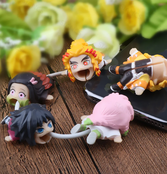 Demon Slayer Phone Charger Cable Protective Covers Anime Finds