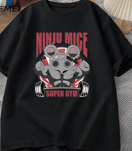 Fitness Mouse Shirt - Demon Slayer Anime Finds