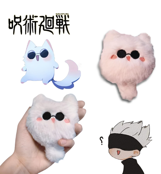 Gojo Satoru Cats Plush Anime Pendant - Jujutsu Kaisen Anime Finds