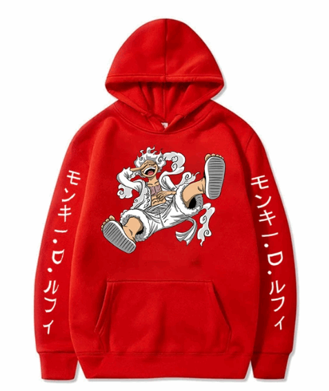 Luffy Gear 5 Hoodie - One Piece Anime Finds