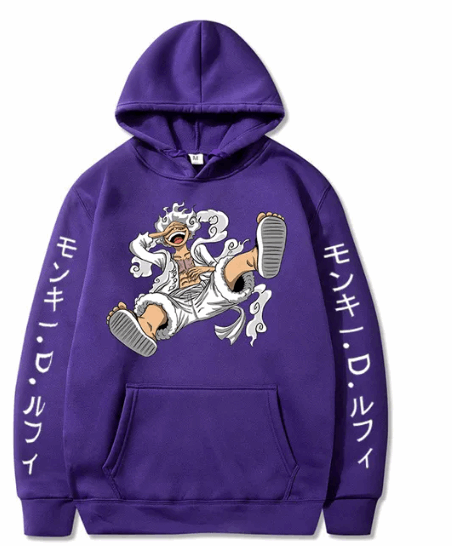 Luffy Gear 5 Hoodie - One Piece Anime Finds