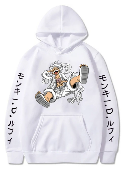 Luffy Gear 5 Hoodie - One Piece Anime Finds