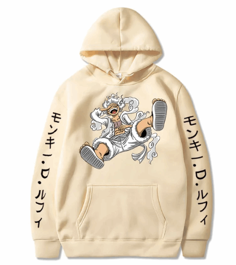 Luffy Gear 5 Hoodie - One Piece Anime Finds