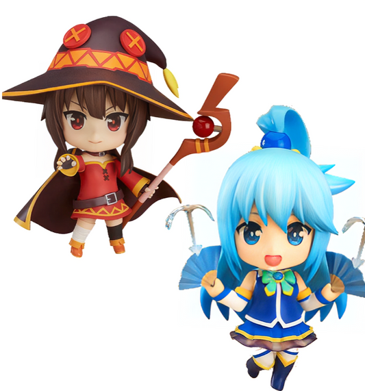 Megumin & Aqua Figures Nendoroids - Konosuba Anime Finds