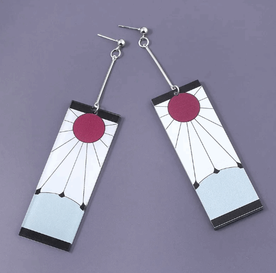 Tanjiro Kamado Earrings - Demon Slayer Anime Finds