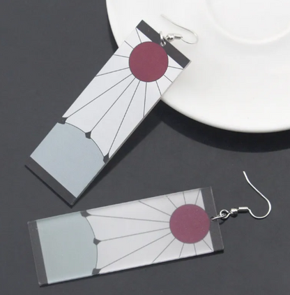 Tanjiro Kamado Earrings - Demon Slayer Anime Finds